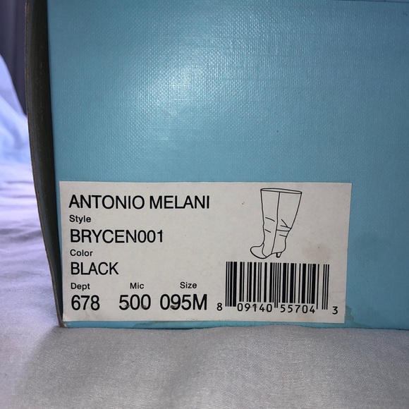 Black heel Antonio Melani boots - Picture 5 of 5